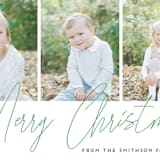 "hand-written holiday message" - Holiday Cards in Pine by Alexandra Dzh - Detail