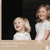 "Trees & Berries" - Holiday Cards in Kraft by Katy Shen - Detail