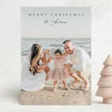 "Classical" - Holiday Cards in Coal by Kasia Labocki - Front
