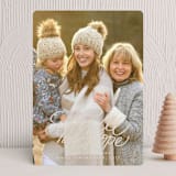 "Hope Script" - Holiday Cards in Linen by Jill Means - Front