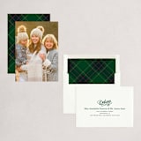 "Hope Script" - Holiday Cards in Linen by Jill Means - Assembled
