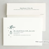 "Retro Christmas" - Holiday Cards in Steel Blue by Nam Bourassa - FREE Recipient Addressing