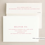"Center" - Holiday Cards in Scarlet by Genna Blackburn - FREE Recipient Addressing