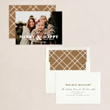 "Merry & Happy" - Holiday Cards in Cloud by Michelle Taylor - Assembled