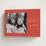 "Kinda" - Holiday Cards in Berry by Hudson meet Rose - Folded Card