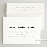 "cocoa" - Holiday Cards in Retro by Lori Wemple - FREE Recipient Addressing