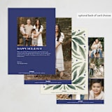 "Berry Happy" - Holiday Cards in Winter Berry by Grae - Back of Card Options