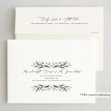 "Berry Happy" - Holiday Cards in Winter Berry by Grae - FREE Recipient Addressing