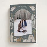 "Neutral Nativity" - Holiday Cards in Spruce by Joanna Griffin - Folded Card
