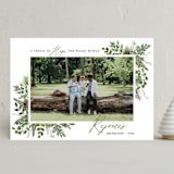 "Hopeful World" - Holiday Cards in Evergreen by Beth Schneider - Front