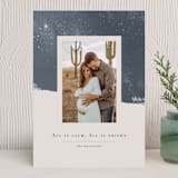 "all is calm all is bright" - Holiday Cards in Sky by Anna Joseph - Front