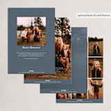 "all is calm all is bright" - Holiday Cards in Sky by Anna Joseph - Back of Card Options