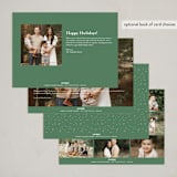 "Hymnal" - Holiday Cards in Juniper by Paper Raven Co. - Back of Card Options