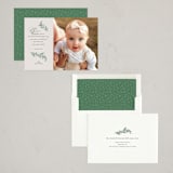 "Hymnal" - Holiday Cards in Juniper by Paper Raven Co. - Assembled