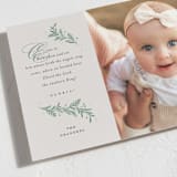 "Hymnal" - Holiday Cards in Juniper by Paper Raven Co. - Detail