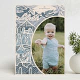 "Divine Night" - Holiday Cards in Periwinkle by Ghia Designs - Front