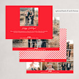 "Great Tidings of Joy" - Holiday Cards in Pitch by That Girl Press - Back of Card Options
