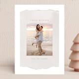 "Paper Edge" - Holiday Cards in Frost by Kanika Mathur - Front