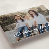 "w o n d e r s" - Holiday Cards in Snow by Sara Hicks Malone - Detail