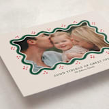"Good Tidings & Great Joy" - Holiday Cards in Holly Berry by Rachel Mattern - Detail