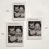 "Modern blessing" - Holiday Cards in Vanilla by Stacey Meacham - Formats Available