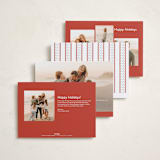 "Holiday Glee" - Holiday Cards in Ivory by Chris Griffith - Back of Card Options