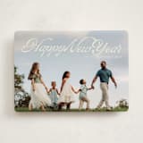 "Calligraphic" - Holiday Cards in Snowy by Ellis - Front