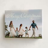 "Calligraphic" - Holiday Cards in Snowy by Ellis - Folded Card