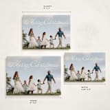 "Calligraphic" - Holiday Cards in Snowy by Ellis - Formats Available