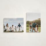 "Calligraphic" - Holiday Cards in Snowy by Ellis - Photo Orientation Options