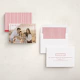 "Merry Classic Frame" - Holiday Cards in Ruby by Alston Foster - Assembled