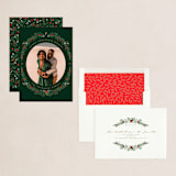 "Monogrammed Oval" - Holiday Cards in Holiday by Susan Moyal - Assembled