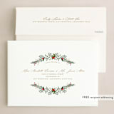 "Monogrammed Oval" - Holiday Cards in Holiday by Susan Moyal - FREE Recipient Addressing