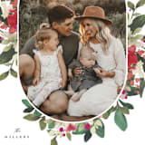 "Fresh Holiday Florals" - Holiday Cards in Fresh Berries by Grace Kreinbrink - Detail