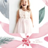 "bold poinsettias" - Holiday Cards in Candy Cane by Phrosné Barwood - Detail