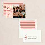 "Scrambled Merry" - Holiday Cards in Blush by Iveta Angelova - Assembled