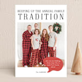 "Traditional Humor" - Holiday Cards in Holly Berry by Debb W - Front