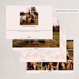 "Afterglow" - Holiday Cards in Cherry by Leia Matt - Back of Card Options