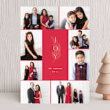 "Joy Multiplied" - Holiday Cards in Santa Suit by Creo Study - Front
