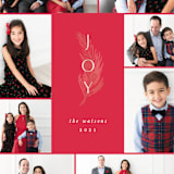 "Joy Multiplied" - Holiday Cards in Santa Suit by Creo Study - Detail