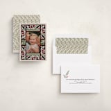 "Teaberry Stained Glass" - Holiday Cards in Garland by Thomas Ward - Assembled