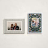 "Charming Dove Border" - Holiday Cards in Forest by Paper Sun Studio - Photo Orientation Options
