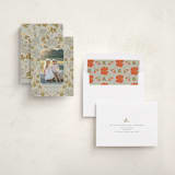 "Christmas Poppies" - Holiday Cards in Glacier by Tara Grangroth - Assembled