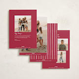"Noelle" - Holiday Cards in Holly by Sarah Knight - Back of Card Options
