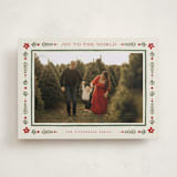 "Folk Border" - Holiday Cards in Garland by Wildfield Paper Co - Front
