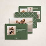 "Folk Border" - Holiday Cards in Garland by Wildfield Paper Co - Back of Card Options