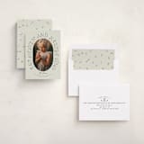 "Flora" - Holiday Cards in Mint by Brynne Foster - Assembled