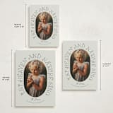 "Flora" - Holiday Cards in Mint by Brynne Foster - Formats Available