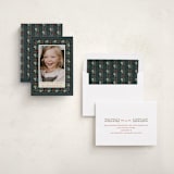 "Folk Frame" - Holiday Cards in Holly by Leah Bisch - Assembled