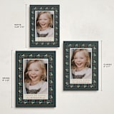 "Folk Frame" - Holiday Cards in Holly by Leah Bisch - Formats Available